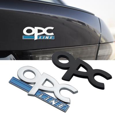 Car Styling Metal Alloy Emblem Car Body Side Rear Trunk Fender Stickers For OPC Zafira Astra Mokka Movano Vectra Insignia