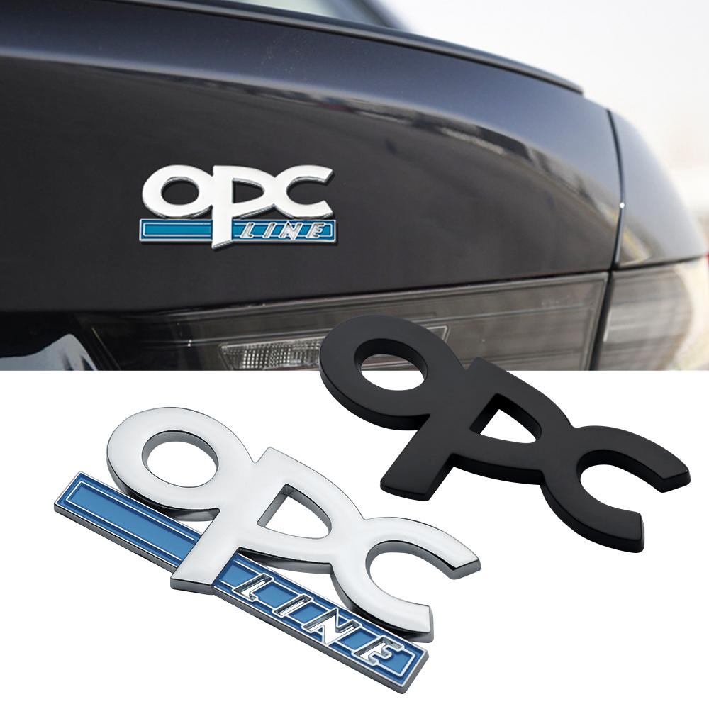 Car Styling Metal Alloy Emblem Car Body Side Rear Trunk Fender Stickers For OPC OPEL Zafira Astra Mokka Movano Vectra Insignia Cy7