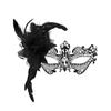 Ball Metal Mask Masquerade Holiday Party Half Face Diamond Mask Hollow Dress Props