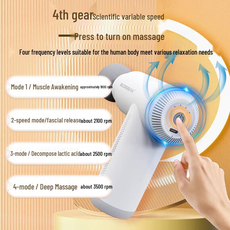 HEZHENG Fascia Muscle Massager Gun