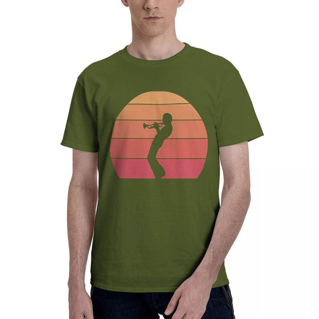 Miles Davis Trumpet Sunset 100 Cotton Casual Breathable Confortable Vintage New Gifts And TShirts Graphic Tee