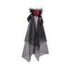 Adjustable Black Hairs Accessory Gothic Halloween Headpiece For Cosplay, Witch Costumes & Themed Parties