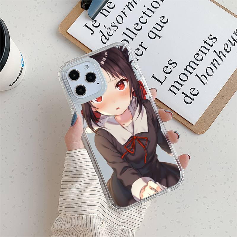 

Чехол для телефона Kaguya sama Love Is War для iPhone 11 12 Mini 13 Pro XS Max X 8 7 6s Plus 5 SE XR с прозрачным корпусом iPhone12PRO