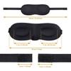 Masque de nuit - Novidia - 3D - Lot de 2 - Anti lumière - Lanière réglable - Confortable
