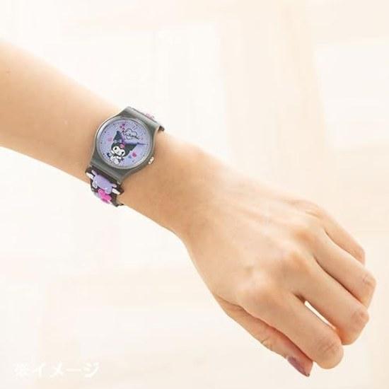 Sanrio wristwatch Kuromi wrist circumference approximately 12-16 cm 181056
