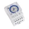 Sul181D Industrial Time Control Switch 110-230V Time Relay 24-Hour Time Control Switch Track Installation Mechanical Timer