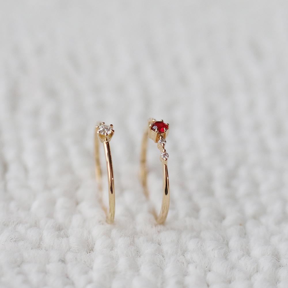 925 Sterling Silver Gold Plated Minimalist Women's Ring with Unique Design