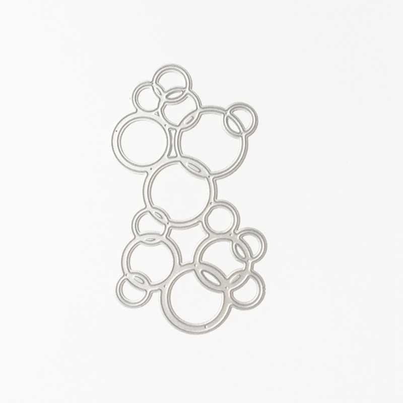 Metal Cutting Dies Stencils Bubble Circle for DIY Scrapbooking Photo Album Decorative Embossing