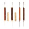 Latte Art Needle Tool with Carved Rosewood Handle Professional Coffee Decorating Pen for Baristas