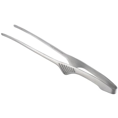 Yoshikawa Yakiniku Tongs, Silver, Length 24.2 x Width 4.2 x Height 3.5cm, Product Number: 3072010