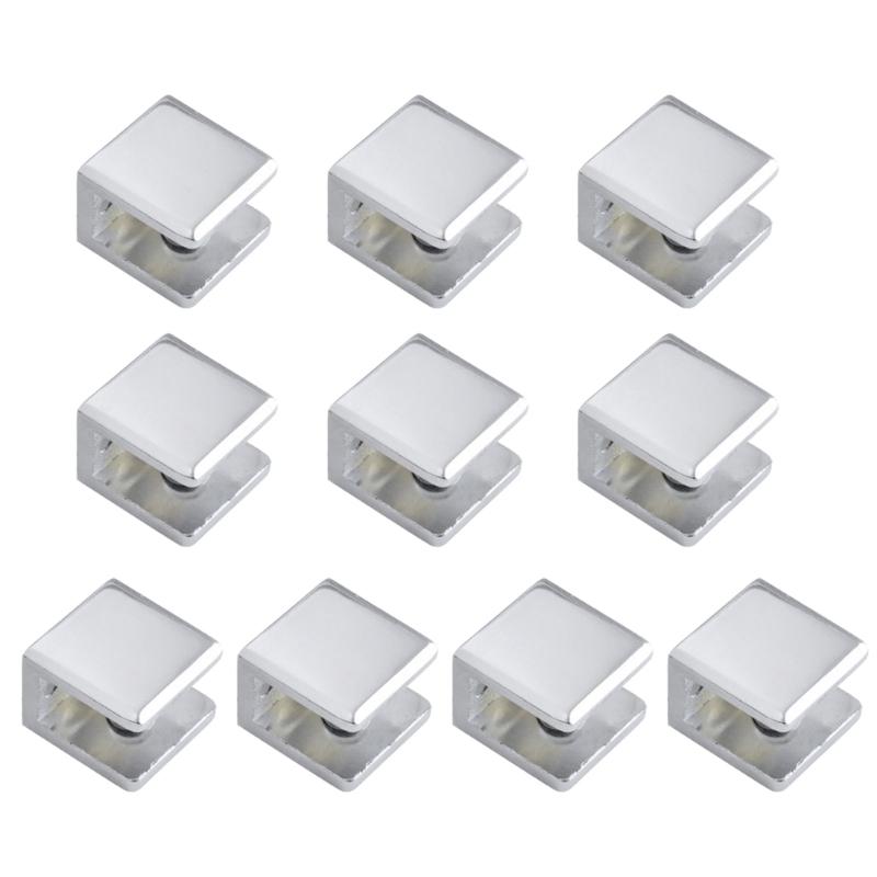 Modern Metal Glass Clips Multipurpose Glass Brackets Multifunction  Metal Glass Fixtures for DIY Projects & Retail Displays