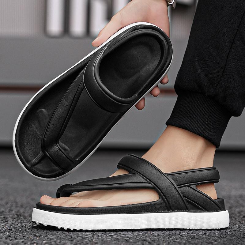Herren- und Damen-Sandalen neue große Größe EVA Plateau-Slipper Herren Casual Sport Paare Punk-Sandalen Strandschuhe Slides