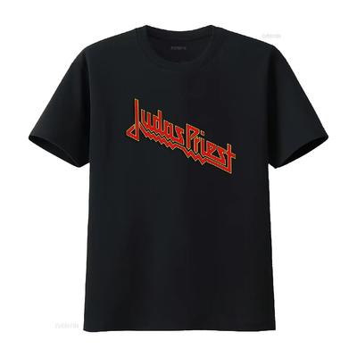 T-shirt Metal Band Judas Priest Musique Rock Softstyle Merchandising Concert Mode Heavy Haut vintage Lavé Unisexe
