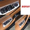 4pcs Car Window Switch Lift Button Frame Cover Trim for BMW 5 Series G30 2017 2018