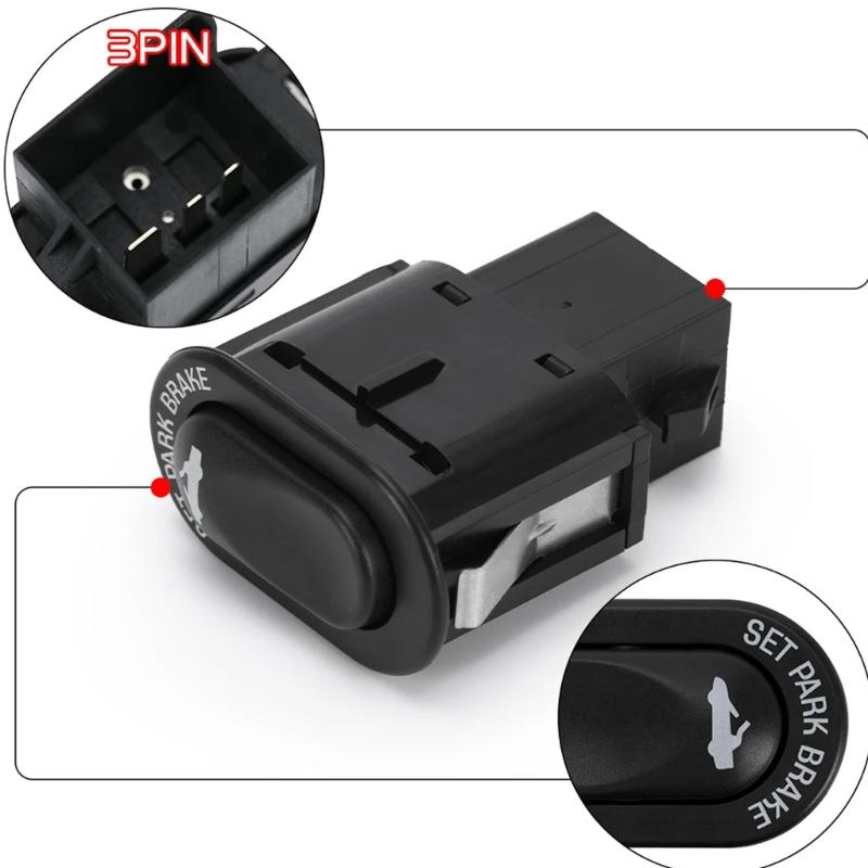 Roof Top Up Down Brake Switches Console Button F4ZZ-15668-B for 1994-2004 Convertible Top Switches Roof Open Button