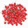 Artificial Berries Red Gold Silver Cherry Mini Fake Berry Pearl Beads Home DIY Christmas Wreath New Year Party Gifts Decorations