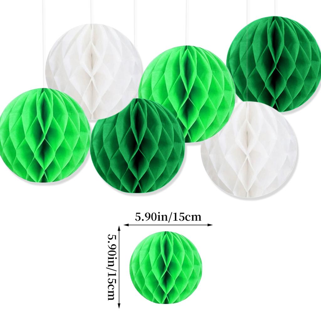 Green Themed Birthday Party Decoration Green Leaf Turtle Leaf Spiral Disc Latte Honeycomb Ball Set