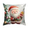 Christmas Themed Decoration Pillowcase Printed Polyester 45X45Cm Throw Pillowcover Decorative Sofa Cushion Pillowslip Home Decor