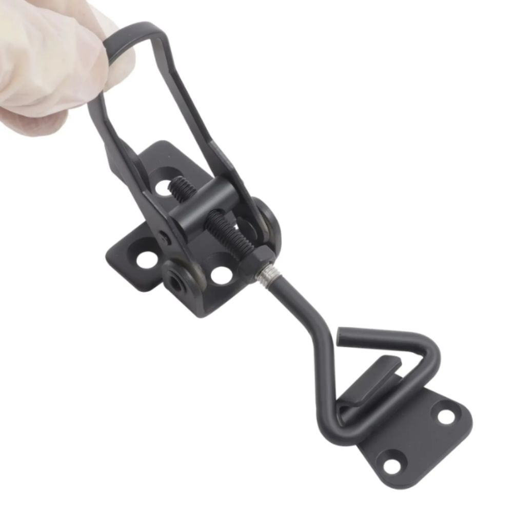 Catch Adjustable Toggle Clamp Cabinet Box Hasp Clamps Black Metal Toggle Clamp  Furniture