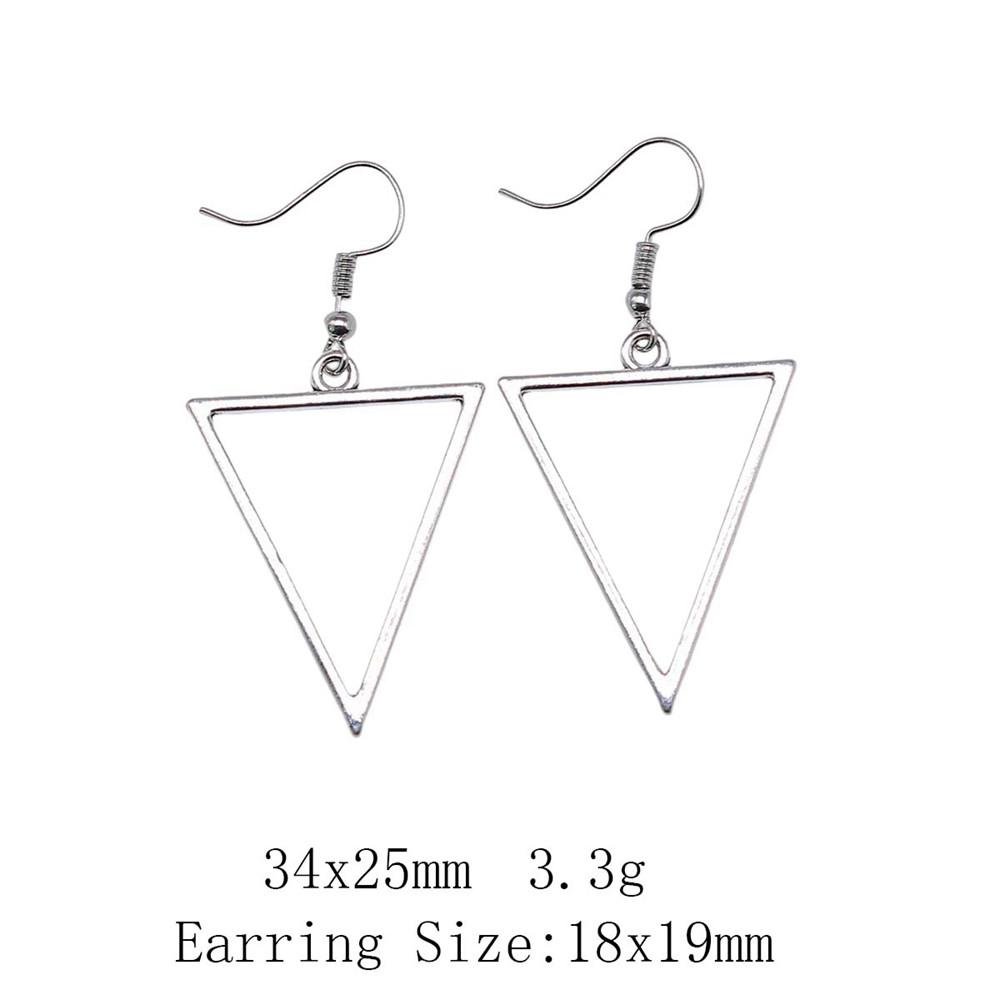 New Year's Day Earrings Women Geometric Water Drop Circle Drop & Dangle Earring Home Garden Party Earrings