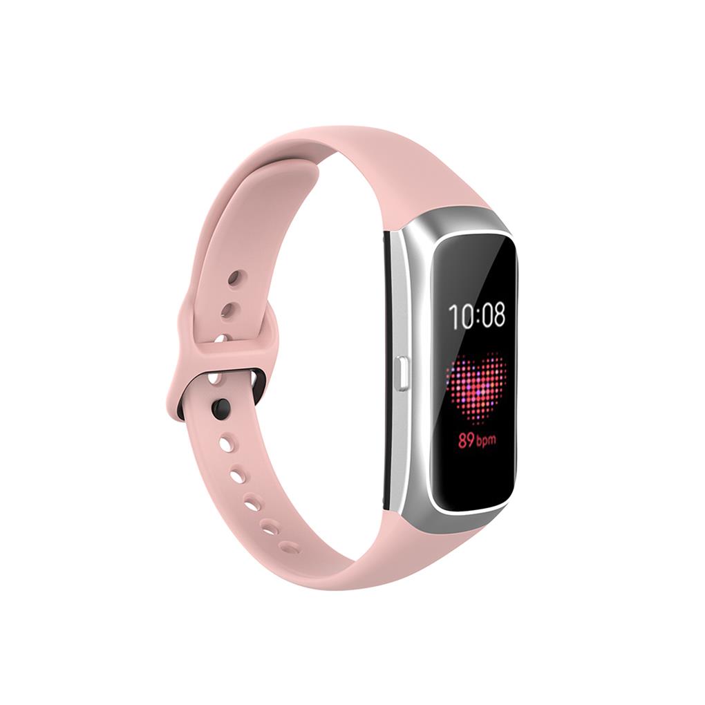 Silicone Watch Straps Watchband Strap Replacement Waterproof Sweat Proof Wear-resistant Wrist Band Strap for Smart Bracelet