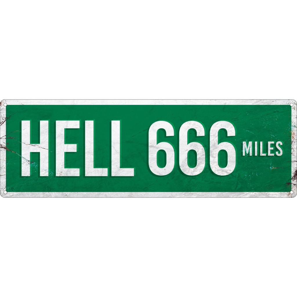 Grindstore Hell 666 Miles Plaque