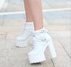 Autumn New 14 Cm High Heel Boots Sexy Nightclub Short Boots for Women Casual Knight Boots