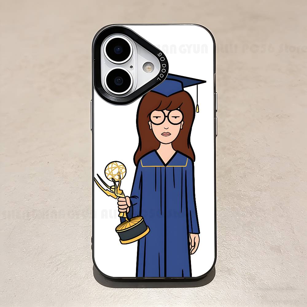 Cartoon D-Daria Case For IPhone 11 12 13 14 15 16 17 Pro Max XS X XR Cover