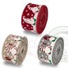 5m Flax-Like Hemming Band Santa Claus Ribbon Decorative Craft Ribbon Santa Claus Craft Tape