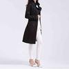 Womens Winter Lapel Double-Breasted SlimLong Trench Coat Overcoat
