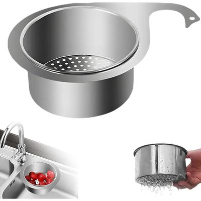 Kitchen Sink Drain Strainer Faucet Hanging Filter Basket for Fruit Vegetable