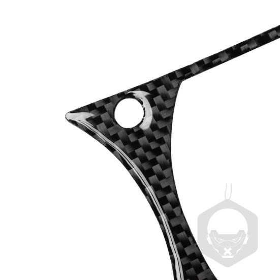 Black Carbon Fiber Speedometer Sticker Cover Trim Car Interior Decor for Nissan 350Z 2003-2009