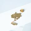 Jewelry Accessories Decoration Funny Cats Cat Brooch Badge Pin Enamel Brooch Cat Fishing Brooch