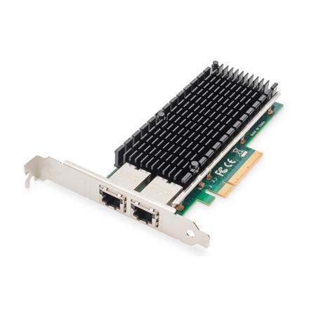 Digitus 10Gbps Dual Port Ethernet Server Pcie X8 Adapter, Intel X540 Bt2