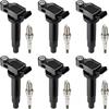 6pcs Ignition Coils + 6pcs Iridium Spark Plugs For Toyota Camry Avalon Sienna Lexus ES300 RX300 UF267