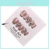 Handmade Autumn Winter New High-end Elegant White Diamond Eye-catching Wearing Nail Sticker
