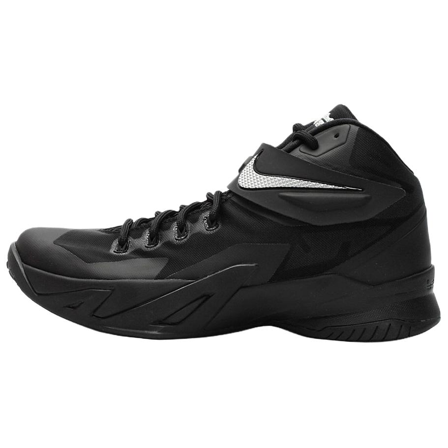 Nike Zoom Soldier 7 Versatile Comfortable Non-Slip Durable High-Top Basketball Shoes Men sneaker Black 653642-001