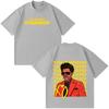 2026 Summer Hot Sale Rapper The Weeknd Music Album Cover T Shirts Men Women Fashion Hip Hop T Shirt Trendy Streetwear for Daily Looks