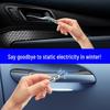 Bullet-shaped Zinc Alloy Anti-static Keychain 