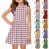 Girls' Summer Princess Dress - A-Line Vest Splice Dress