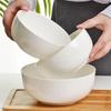 Pure White Ceramic Soup/Noodle Bowl (4-Pack)