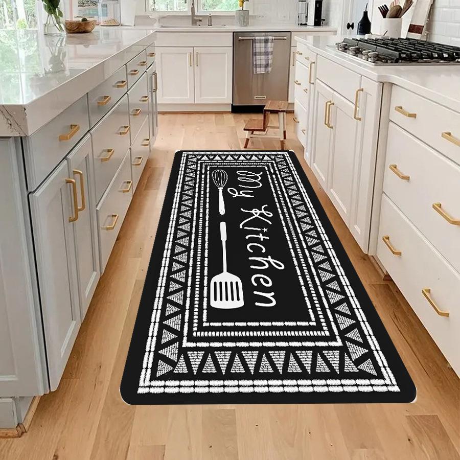 

1 шт. Цветная доска с принтом Кухонный коврик для пола Бытовой ковер Нескользящие придверные коврики Ковер Домашний декор 60 cm x 90 cm