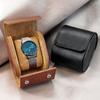 Custodia Portagioie in Pelle PU a 1/2/3 Scomparti Borsa Display per Orologi da Polso Resistente Rotolo per Orologi da Viaggio