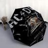 1 szt. AC DC Hells Bells Automatyczny Otwierany Zamykany Parasol Wiatroodporny Daszek, Przycisk Automatycznego Otwierania Zamykania 10139