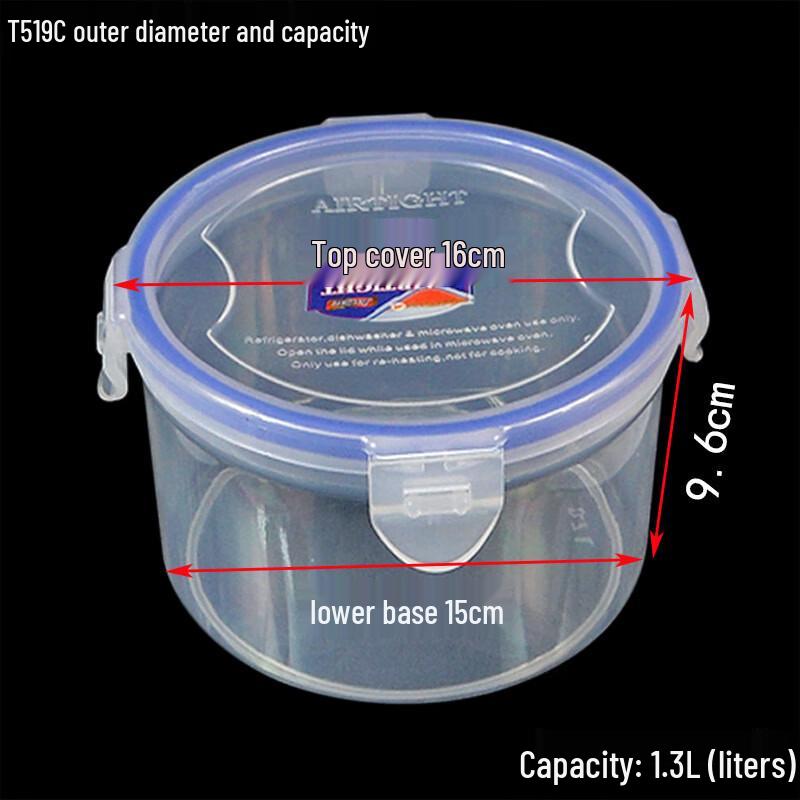 LISM Round Tall Food Storage Container