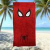 Toalla de Playa con Estampado de Dibujos Animados de Marvel Spider-Man, Natación en la Costa, Secado Rápido, Suave y Agradable para la Piel, Playa de Vacaciones