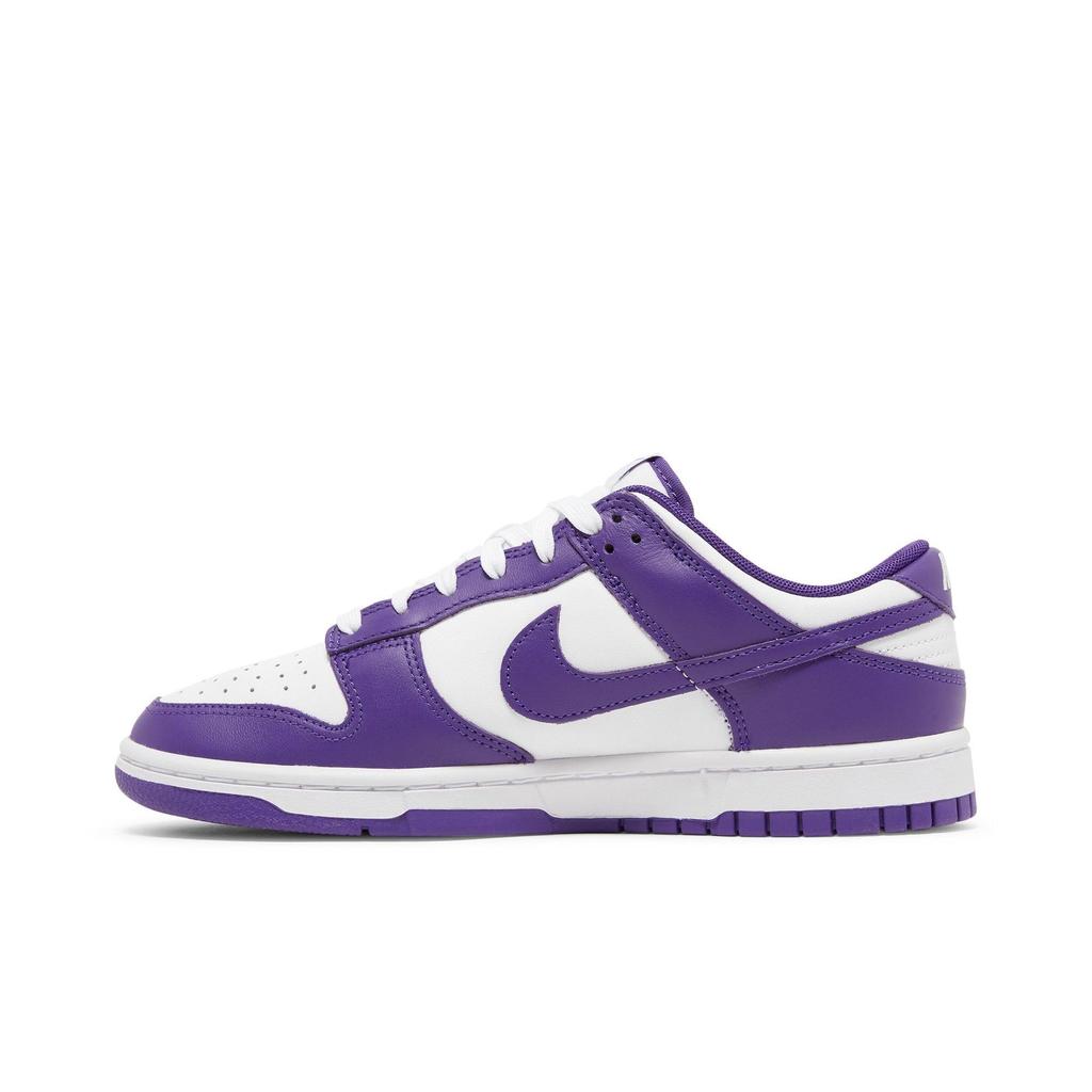 Nike Dunk Low 'Championship Purple' (Unisex) White / Court Purple Skateboard Shoes DD1391 104