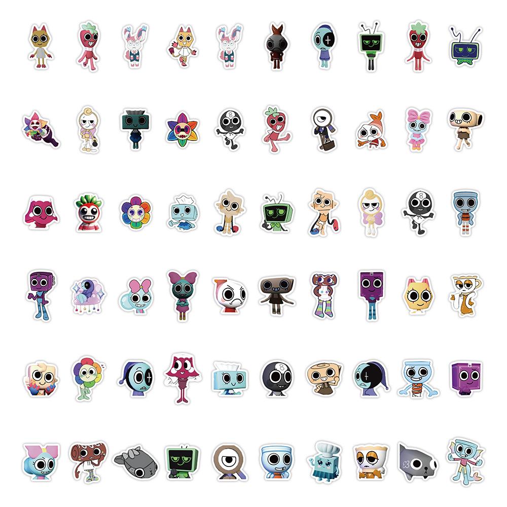 Stickers In The World Of Dandy (Dandy) Roblox Dandy's World Sticker Pack Stickers Set 60 Pcs