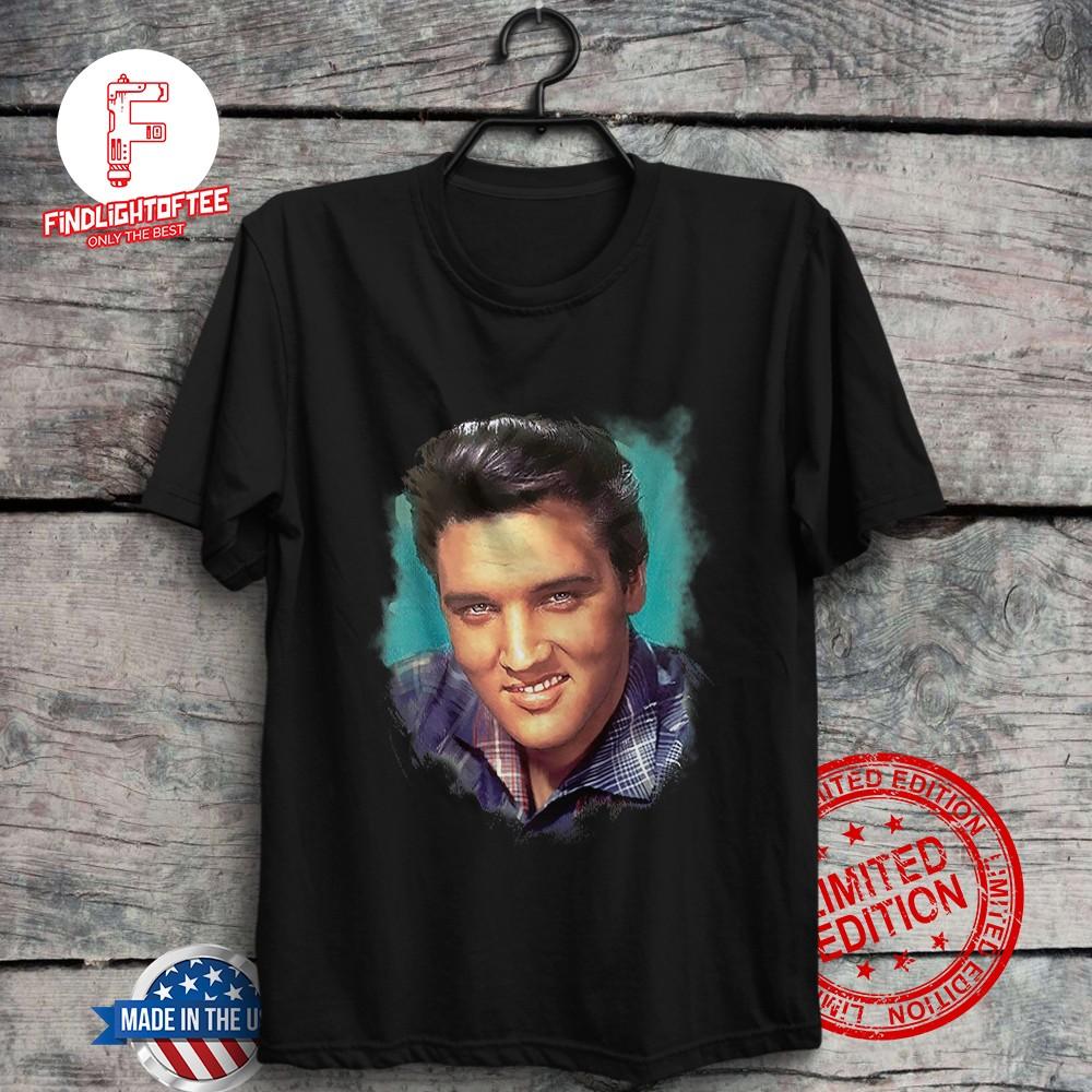 Elvis Presley Portrait Vintage T-Shirt Rock Music The King Return To Sender Unisex T-Shirt XL