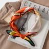 Silk Spring and Summer Silk Scarves, Seven-color Scarves, Small Necker Scarves, Digital Printed Silk Scarves, Small Square Scarves